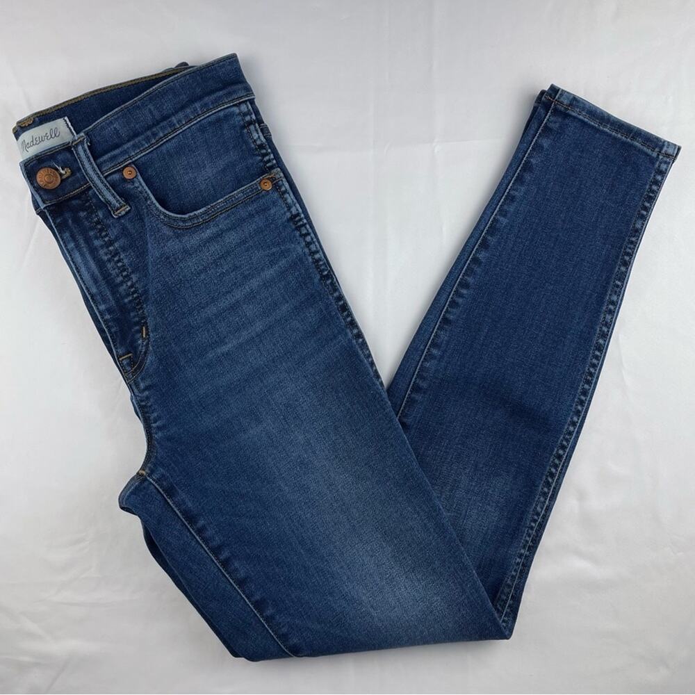 Madewell 10" High-Rise Skinny Jeans in Danny Wash: TENCEL Denim Edition Size 27